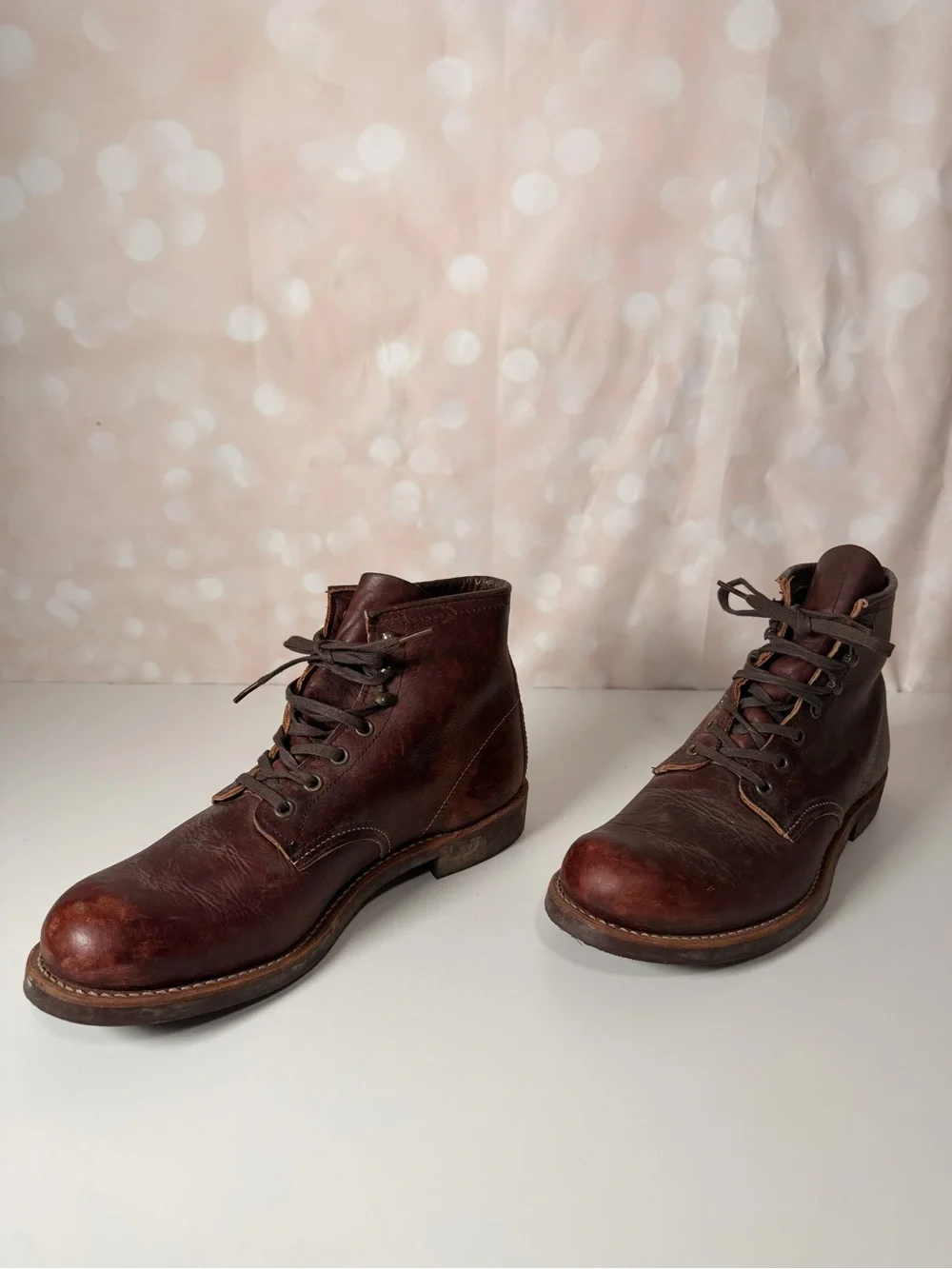 RED WING SHOES Heritage Blacksmith boots in Briar Oil Slick leather Size 9